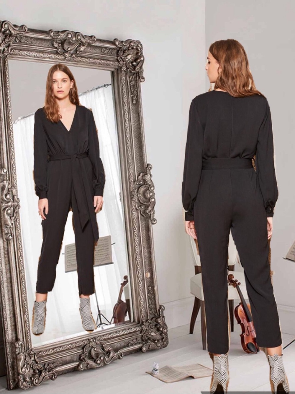 The Fifth Label Classic Tie Waist Jumpsuit NWT